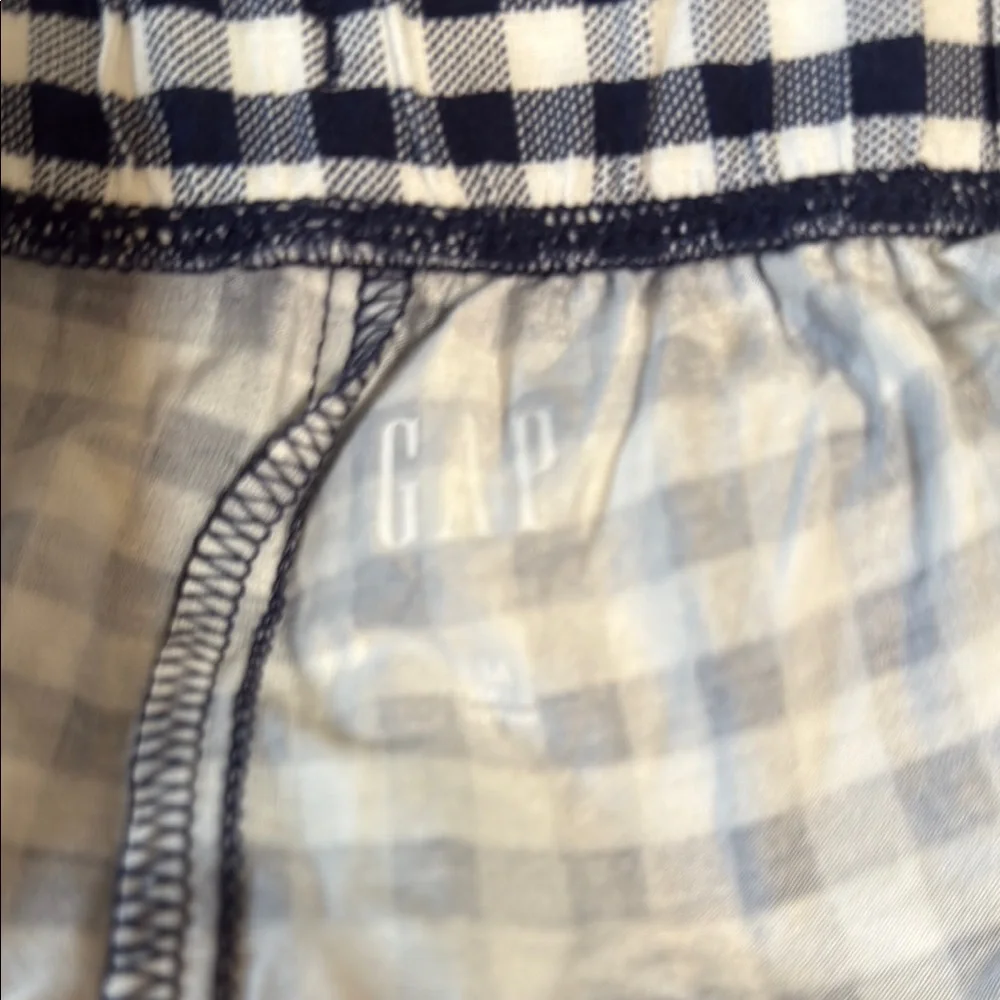 GAP Blue and White Pajama Set Relaxed Fit - Picture 5 of 16